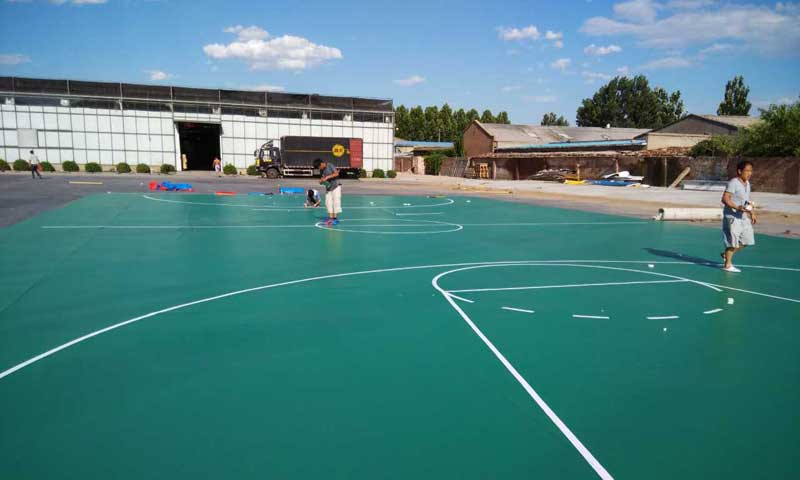 河北省石家莊室外籃球場地板 河北省石家莊室外籃球場地板