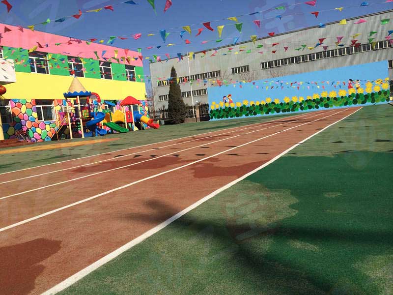 河北省燕郊劍橋幼兒園室外地板 河北省燕郊劍橋幼兒園室外地板