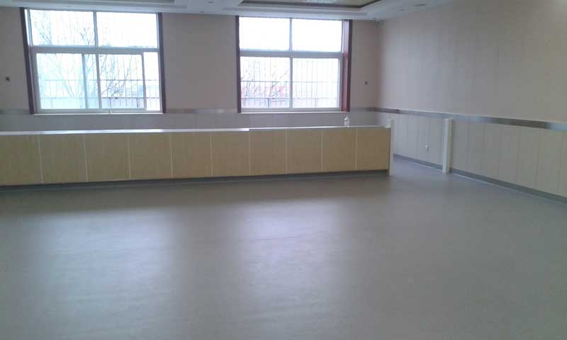 pvc塑膠地板圖片 PVC商用塑膠地板與民用的區別