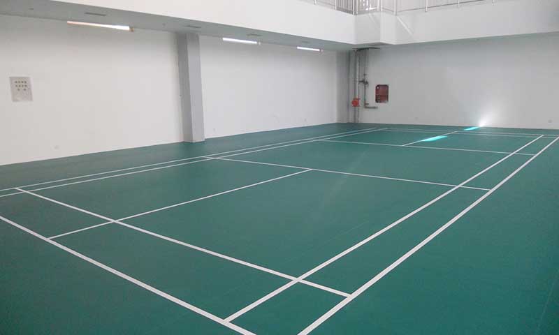 羽毛球場館應該選擇羽毛球場塑膠地板